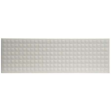 Ackland Metrola - 4" x 12" Ceramic Herringbone and Rectangle Wall Tile - Glossy Visual - Sold by Carton (9.69 SF/Carton) Ashen
