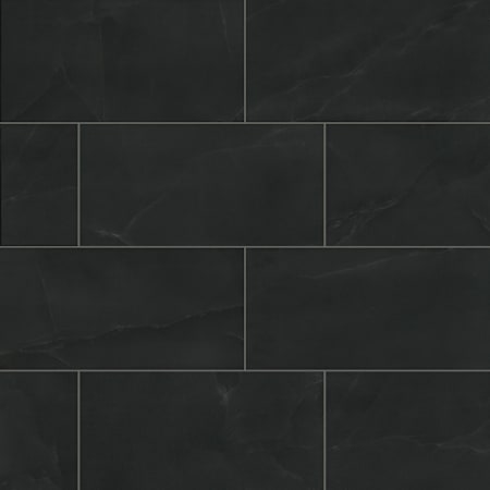 Ackland Palazza - 12" x 24" Porcelain Solid Floor and Wall Tile - Matte Visual, Stone Look - Sold by Pallet (542.36 SF/Pallet) Auralis Black
