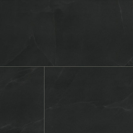 Ackland Palazza - 24" x 48" Porcelain Floor and Wall Tile - Matte Visual, Stone Look - Sold by Carton (15.5 SF/Carton) Auralis Black