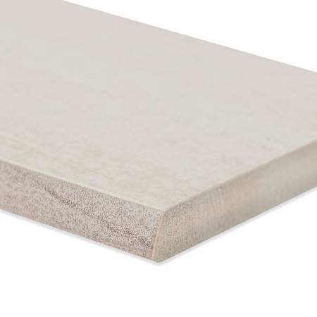 Ackland Regatta 24" x 3" Lappato Porcelain Grout or Thin-Set Tile Bullnose - Sold by Carton (44 LF/Carton) Buff
