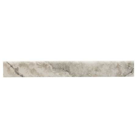 Ackland Royce 24" x 3" Matte Ceramic Grout or Thin-Set Tile Bullnose - Sold by Carton (20 LF/Carton) Dune