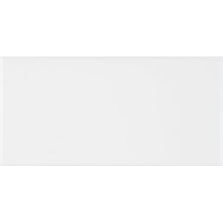 Ackland Segment 6" x 3" Glossy and Polished Ceramic Grout or Thin-Set Tile Bullnose - Sold by Piece(0.5 LF/Piece) Blanc