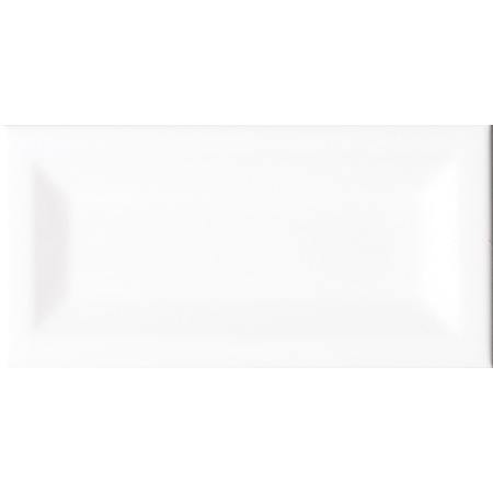 Ackland Segment - 3" x 6" Ceramic Solid Floor and Wall Tile - Glossy and Polished Visual - Sold by Carton (0.97 SF/Carton) Blanc