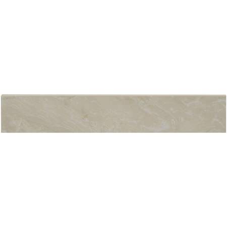 Ackland Windsor 18" x 3" Polished Porcelain Grout or Thin-Set Tile Bullnose - Sold by Piece(1.5 LF/Piece) Cream