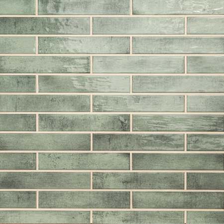Ackland Zarah - 2" x 10" Ceramic Wall Tile - Glossy Visual - Sold by Carton (5.16 SF/Carton) Moss
