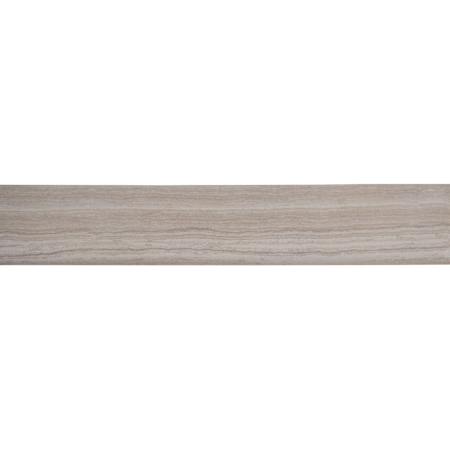 Ackland Zaretta 18" x 3" Matte Ceramic Thin-Set Tile Bullnose - Sold by Carton (45 LF/Carton) Shira