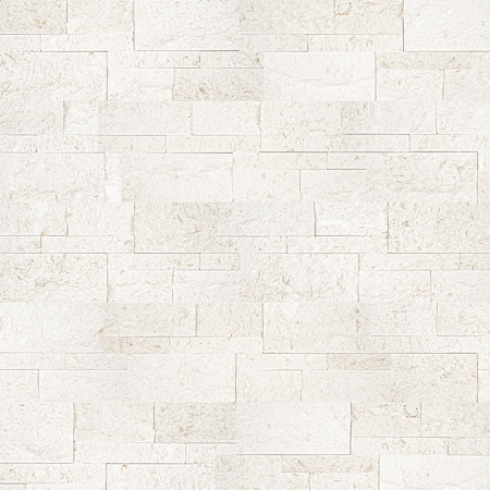 Ackland 9" x 24" Limestone Hardscape Wall Tile - Splitface Natural Stone Visual - Sold by Pallet (162 SF/Pallet) Montara Ivoria