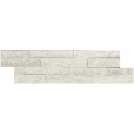 Ackland 4-1/2" x 16" Marble Hardscape Wall Tile - Splitface Marble Visual - Sold by Pallet (360 SF/Pallet) Auric White
