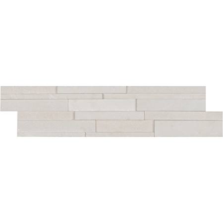 Ackland 6" x 24" Marble Hardscape Wall Tile - Honed Marble, Natural Stone Visual - Sold by Pallet (210 SF/Pallet) Auric White