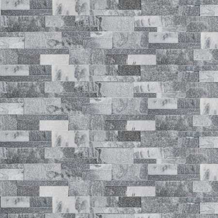 Ackland 9" x 24" Marble Hardscape Wall Tile - Splitface Natural Stone Visual - Sold by Carton (4.5 SF/Carton) Glacier Gris