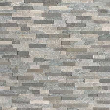 Ackland 4-1/2" x 16" Quartzite Hardscape Wall Tile - Splitface Quartzite Visual - Sold by Carton (5 SF/Carton) Cobalt Mist