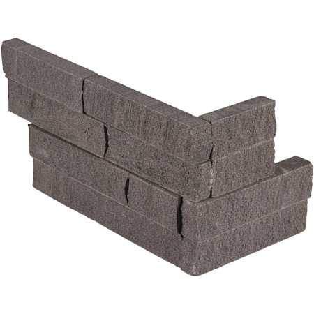 Ackland 6 in. x 18 in. Splitface Sandstone Stacked Stone Ledger Corner Wall Tile - Sold by Carton (3 SF/Carton) Bellegrave Mavi