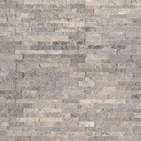 Ackland 4-1/2" x 16" Travertine Hardscape Wall Tile - Splitface Travertine Visual - Sold by Carton (5 SF/Carton) Argento Way