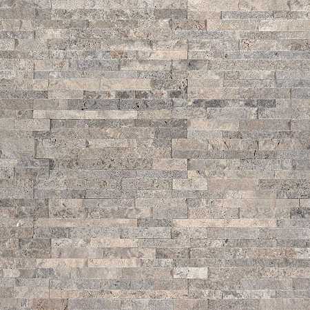 Ackland 4-1/2" x 16" Travertine Hardscape Wall Tile - Splitface Travertine Visual - Sold by Pallet (350 SF/Pallet) Argento Way