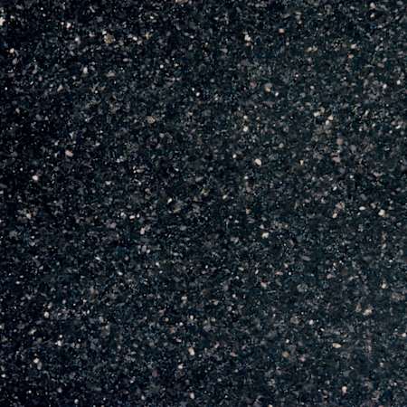 Ackland 18" x 18" Granite Terrazzo Floor and Wall Tile - Polished and Satin Visual - Sold by Carton (9 SF/Carton) Black Galaxy