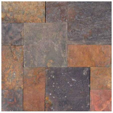 Ackland 16" x 16" Stone Solid Floor and Wall Tile - Honed and Textured Visual - Sold by Carton (16 SF/Carton) Autumn Fusion