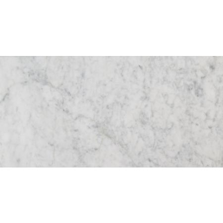 Ackland 12" x 25" Marble Solid Floor and Wall Tile - Polished Visual - Sold by Pallet (360 SF/Pallet) Carrara White