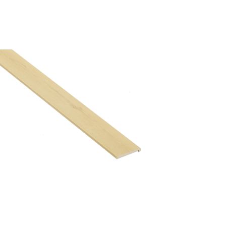 Ackland Springwood 94" x 5" Engineered Hardwood and Vinyl Glue Down or Nail Down Vinyl Flooring Stair Nose - Sold by Piece (7.83 LF/Piece) Asbury Mill