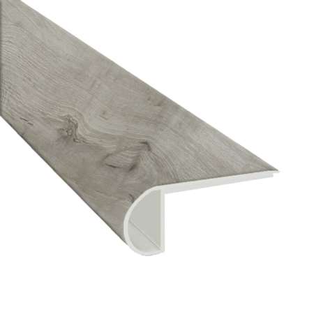 Ackland Ackland Vinyl Trims 94" x 3" Vinyl Glue Down or Nail Down Vinyl Flooring Stair Nose - Sold by Piece (7.83 LF/Piece) Arbor Smoke
