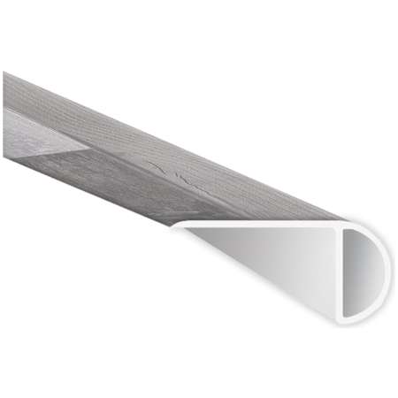 Ackland Parkland 94" x 2" Vinyl Glue Down or Nail Down Vinyl Flooring Stair Nose - Sold by Piece (7.83 LF/Piece) Briarcliffe