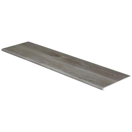 Ackland Parkland 47" x 12" Vinyl Glue Down or Nail Down Vinyl Flooring Stair Tread - Sold by Carton (7.87 LF/Carton) Estate Gray