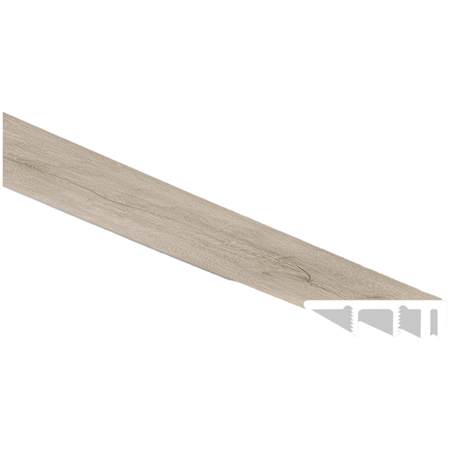 Ackland Ackland Vinyl Trims 94" x 2" Vinyl Glue Down or Nail Down Vinyl Flooring End Cap/Threshold - Sold by Piece (7.83 LF/Piece) Frosty Fir