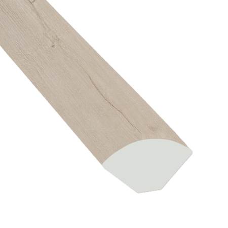 Ackland Ackland Vinyl Trims 94" x 1" Engineered Hardwood Glue Down or Nail Down Vinyl Flooring Quarter Round - Sold by Piece (7.83 LF/Piece) Frosty Fir