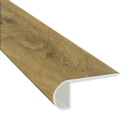 Ackland Ackland Vinyl Trims 94" x 3" Vinyl Glue Down or Nail Down Vinyl Flooring Stair Nose - Sold by Piece (7.83 LF/Piece) Grot Brown