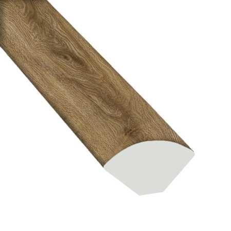 Ackland Ackland Vinyl Trims 94" x 1" Engineered Hardwood Glue Down or Nail Down Vinyl Flooring Quarter Round - Sold by Piece (7.83 LF/Piece) Grot Brown