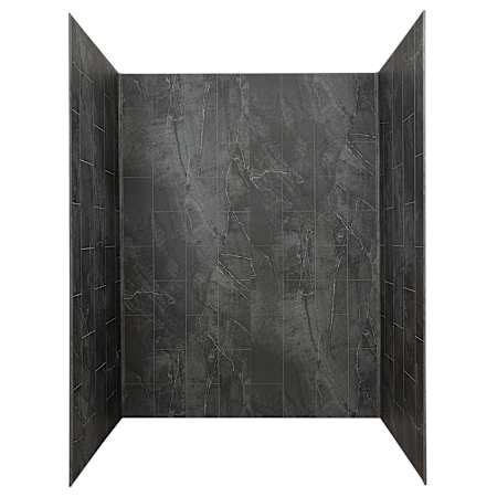 ACP Palisade 30" x 60" x 78" Vinyl Shower Surround with Accessories Cracked Slate