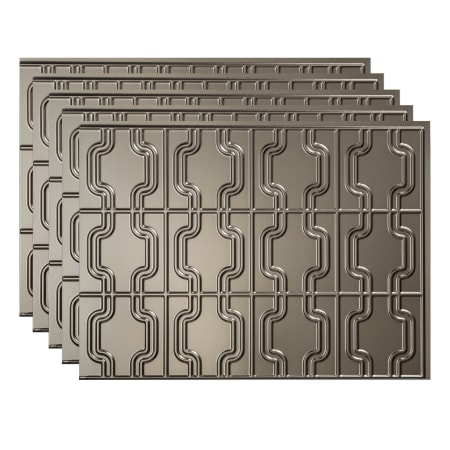 ACP Fasade 18" x 24 Chain Vinyl Wall Tile - Sold by Carton (15 SF/Carton) Brushed Nickel