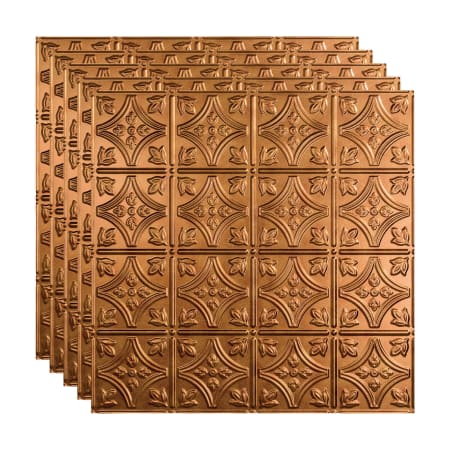 ACP Fasade - 24" x 24" Traditional Style Vinyl Lay In Ceiling Tile Panels - Pack of 5 (20 SF/Pack) Antique Bronze