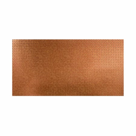 ACP Fasade 4' X 8' Faux Tin Diamond Plate DIY Wallcovering Wall Paneling - Glue Down - 32 Sq Ft - Made in USA Antique Bronze