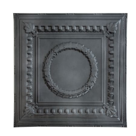 ACP Great Lakes Tin 25" x 25" Cleveland Nail Up Tin Ceiling Tile - Sold by Carton (20 SF/Carton) Argento