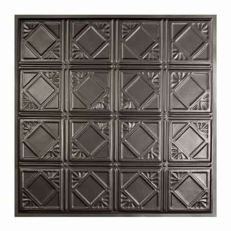 ACP Great Lakes Tin 24" x 24" Ludington Lay In Tin Ceiling Tile - Sold by Carton (20 SF/Carton) Argento