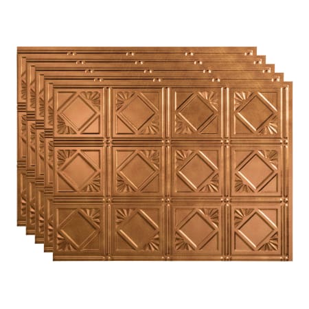 ACP Fasade 18" x 24 Traditional 4 Vinyl Wall Tile Kit - 5 Panels Antique Bronze