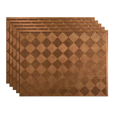ACP Fasade 18" x 24 Miniquattro Vinyl Wall Tile Kit - 5 Panels Antique Bronze