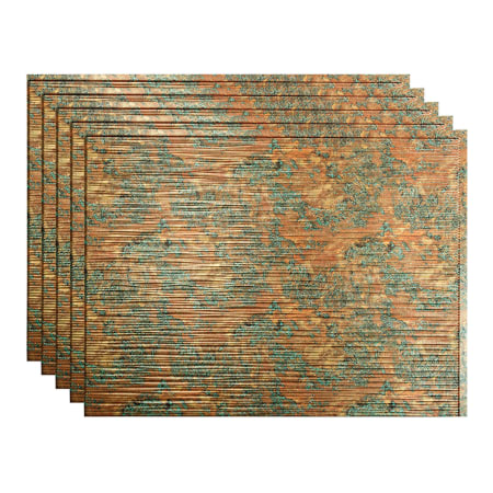 ACP Fasade - Pack of (5) 18" x 24" Rectangle Wall Tile - Polished Visual - Sold by Carton (15 SF/Carton) Copper Fantasy