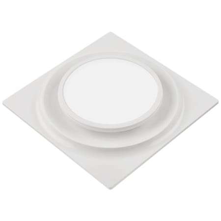 Aero Pure Designer Series 50 - 110 CFM 0.4 Sone Ceiling Mounted Energy Star Certified Bath Fan with Adjustable Speed, LED Lighting, and Slim-Fit Housing White