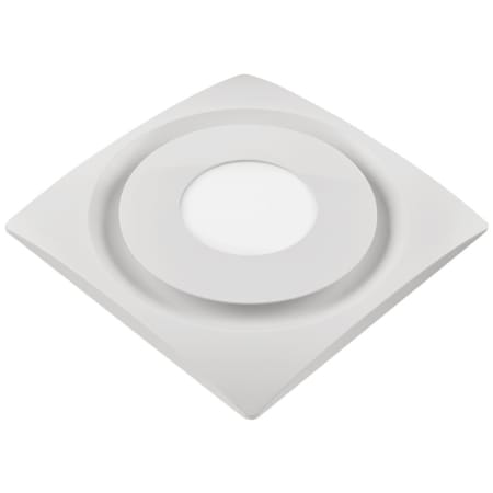 Aero Pure Designer Series 90 CFM 0.3 Sone Ceiling Mounted Energy Star Certified Bath Fan with LED Lighting and Slim-Fit Housing White