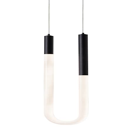 AFX Adel 4" Wide Mini Pendant Black