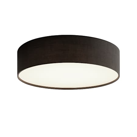 AFX Ashland 12" Wide LED Flush Mount Drum Ceiling Fixture Black / White