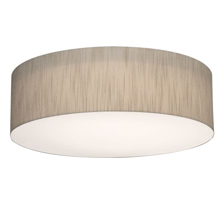 AFX Anton 3 Light 15" Wide Flush Mount Drum Ceiling Fixture Jute