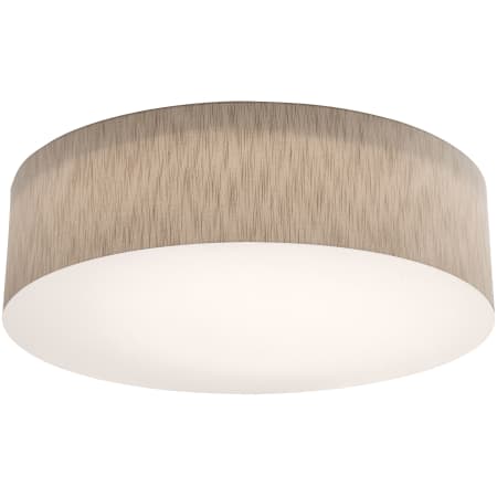 AFX Anton 30" Wide LED Flush Mount Drum Ceiling Fixture Jute / White