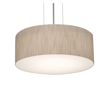 AFX Anton 2 Light 13" Wide Suspension Pendant with Laminated Shade Satin Nickel