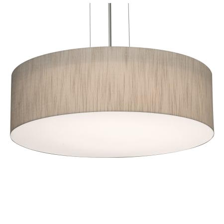 AFX Anton 3 Light 15" Wide Suspension Pendant with Laminated Shade Satin Nickel