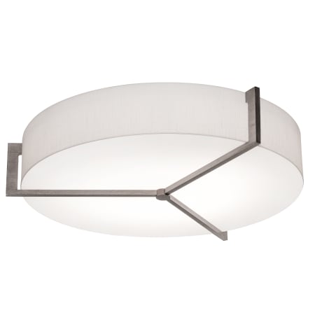 AFX Apex 3 Light 22" Wide Flush Mount Drum Ceiling Fixture Weathered Grey
