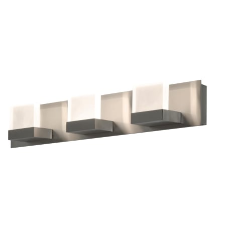 AFX Arlo 3 Light 25" Wide Dimmable Integrated LED Bathroom Vanity Light Satin Nickel