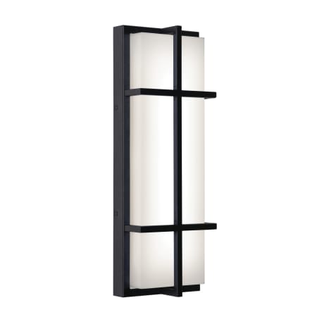 AFX August 20" Tall LED Outdoor Wall Sconce with White Acrylic Shade Black / White