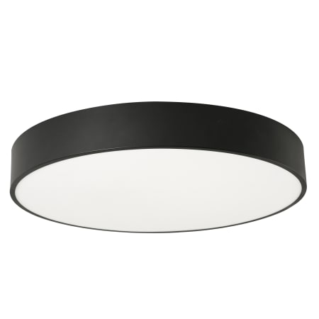 AFX Bailey 30" Wide LED Flush Mount Drum Ceiling Fixture Black